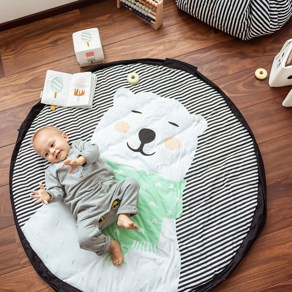 Baby on playmat for Top Drawer A/W19