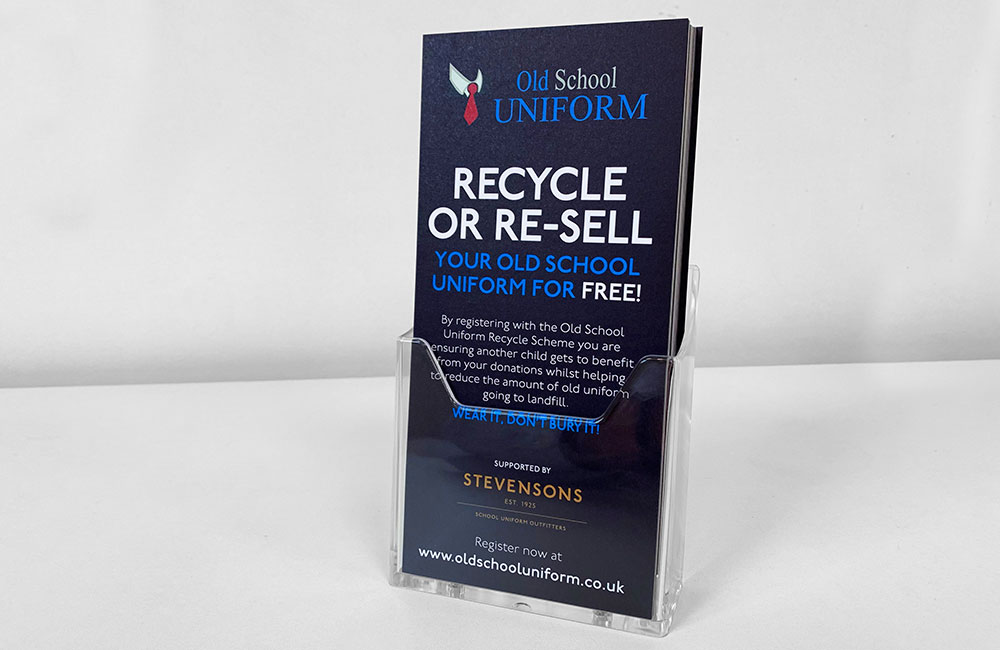 Stevensons leaflets for Old School Uniform