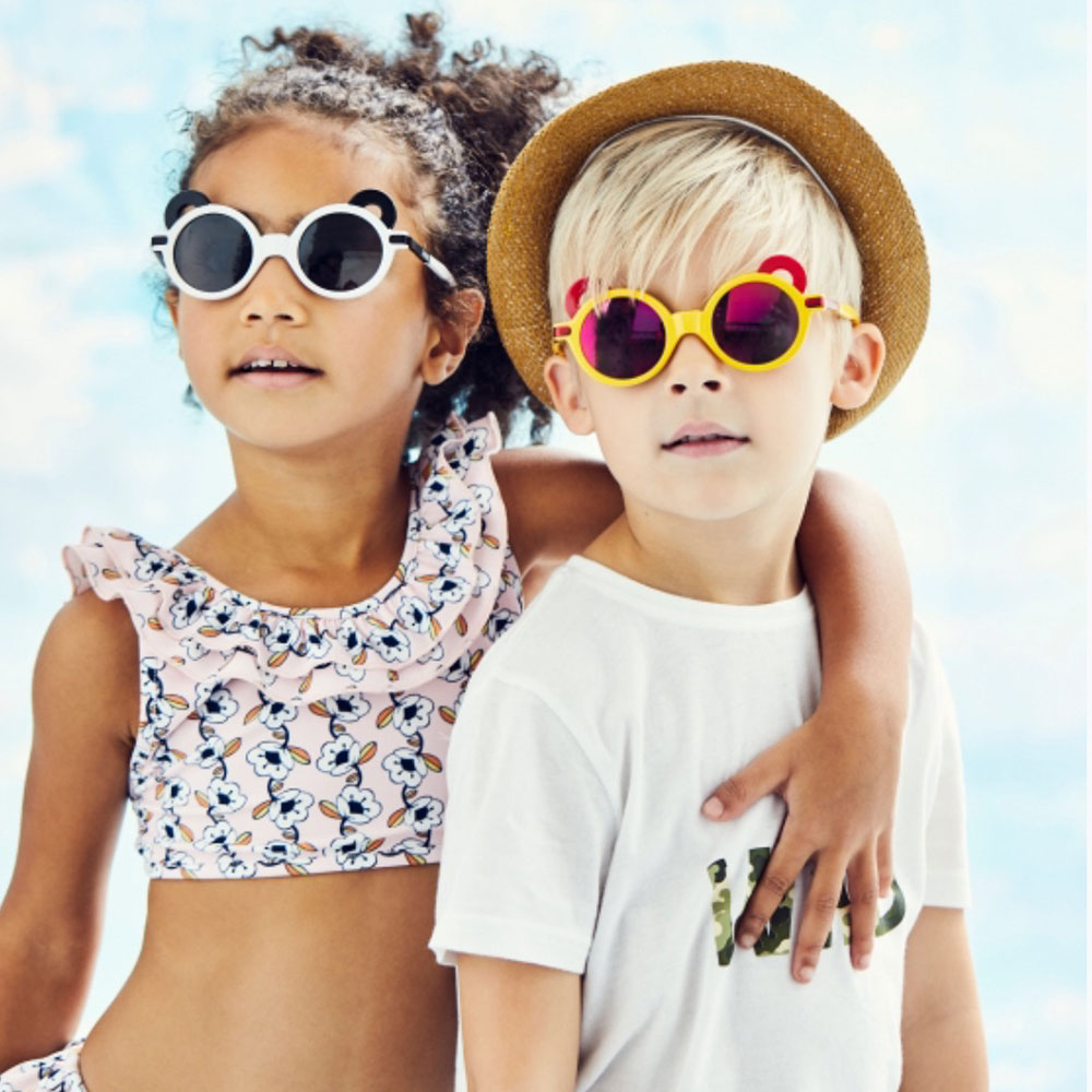 Two children in sunglasses