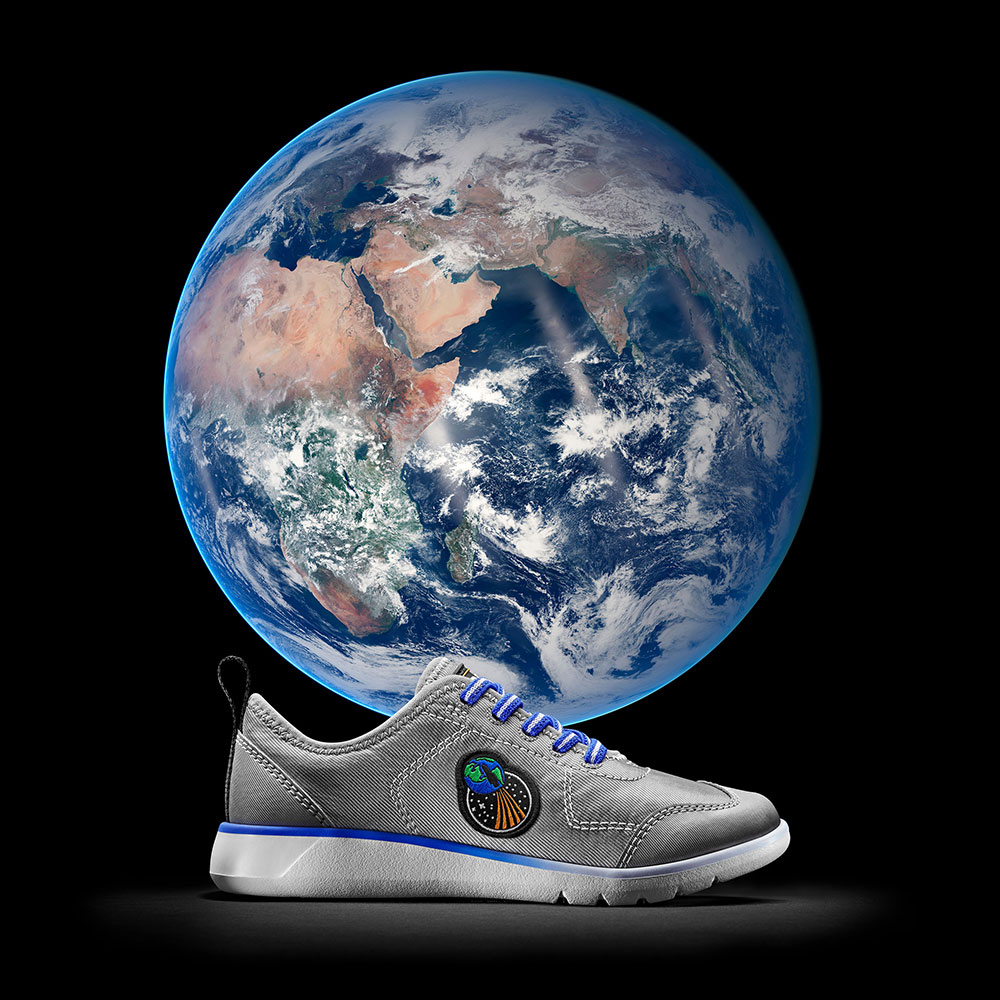 National Geographic Earth with Clarks shoe