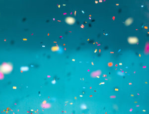 North West Family Business Awards confetti