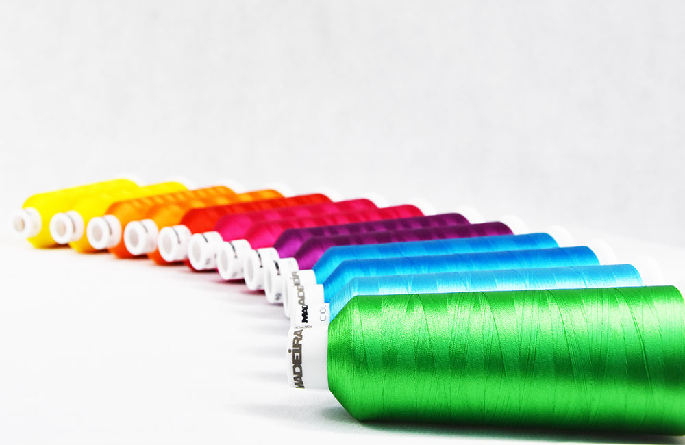 High conductive embroidery threads