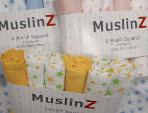 MuslinZ collection with company spot branding
