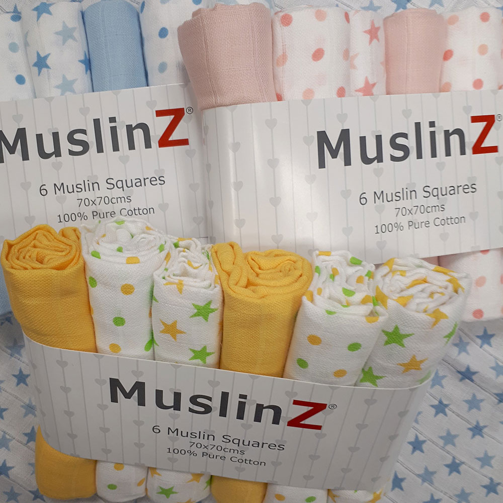 MuslinZ collection with company spot branding