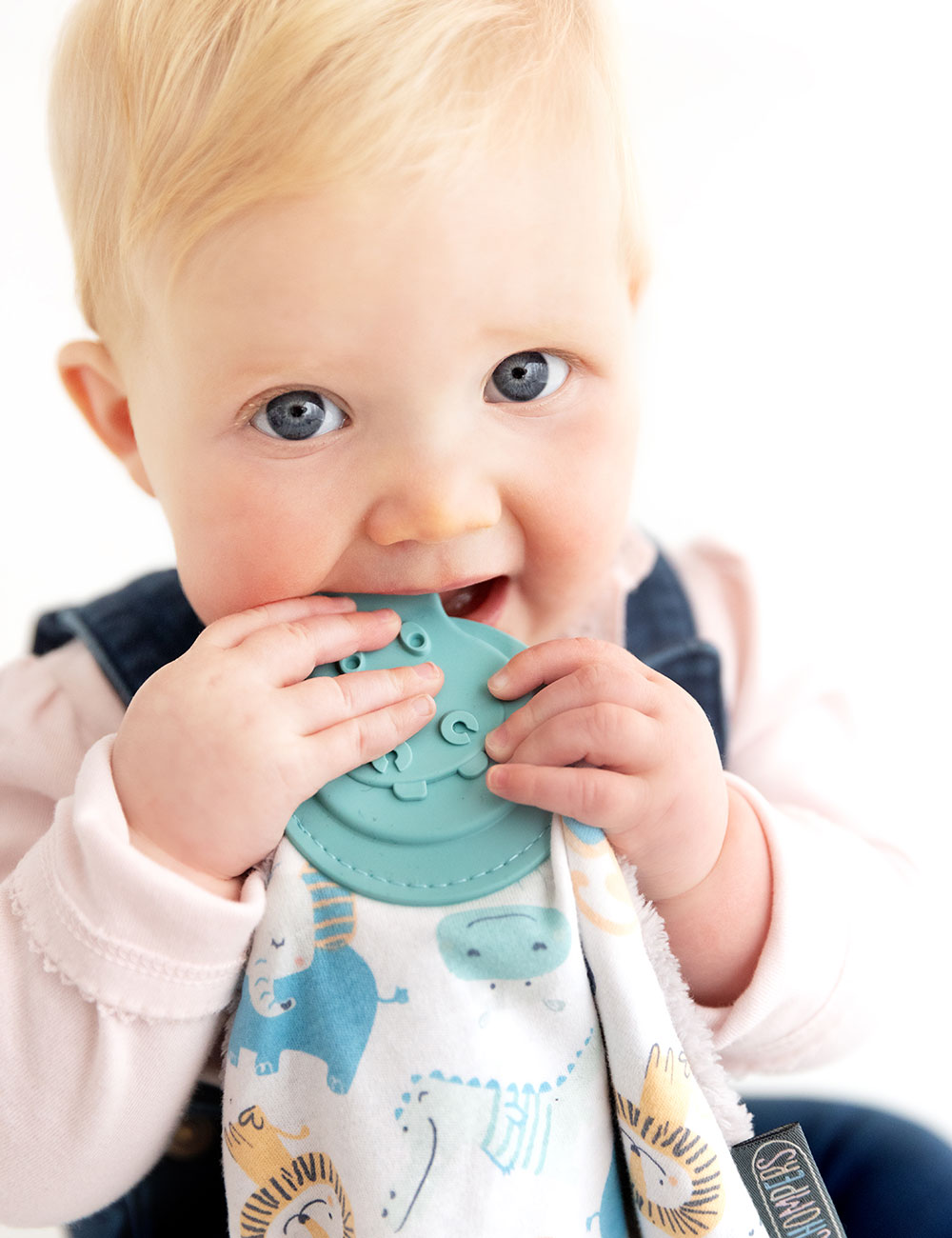 Cheeky Chompers baby with teething aid