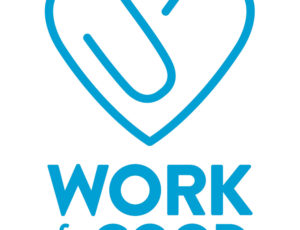 Work for Good blue logo