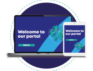 Kids Portal website on electronic devices
