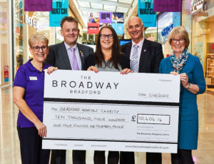 The Broadway, Bradford raises over £10,000 for Bradford Hospitals’ Charity