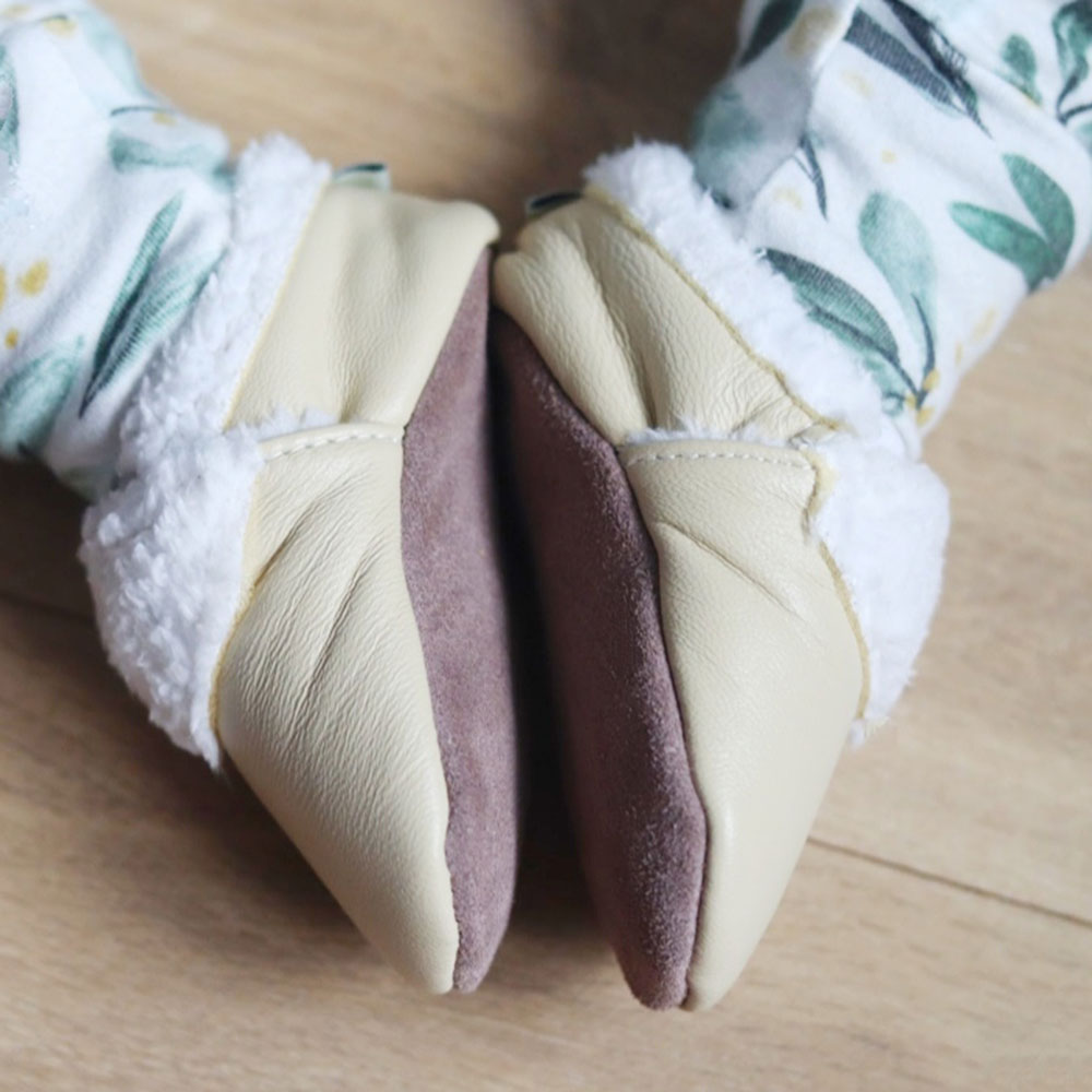Baby feet in Aidie London footwear