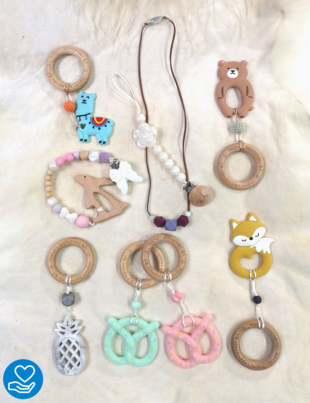 YB Handmade teething accessories