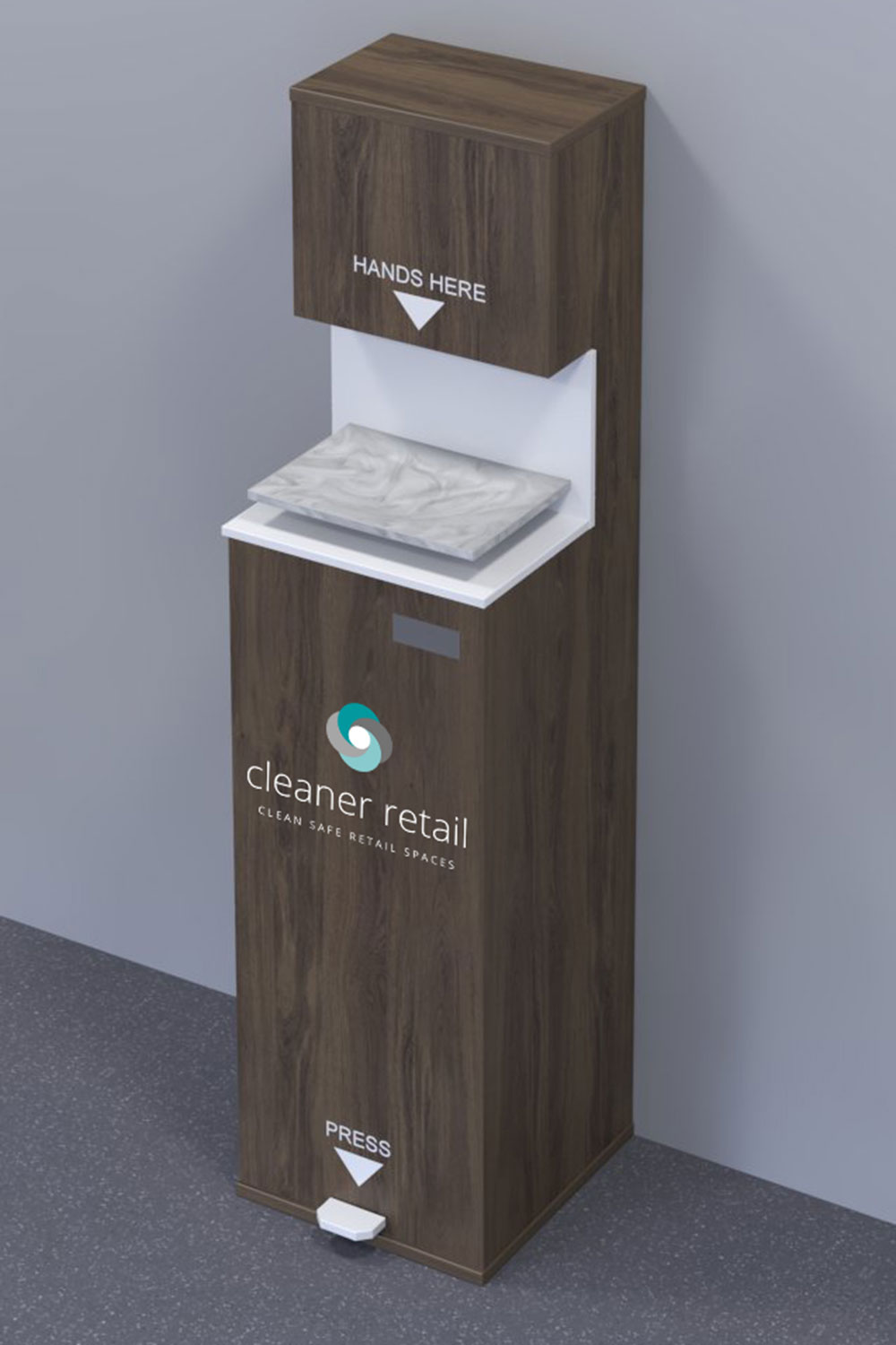 sanitation unit for retail offices