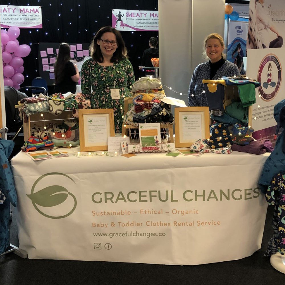 Graceful Changes banner and stall