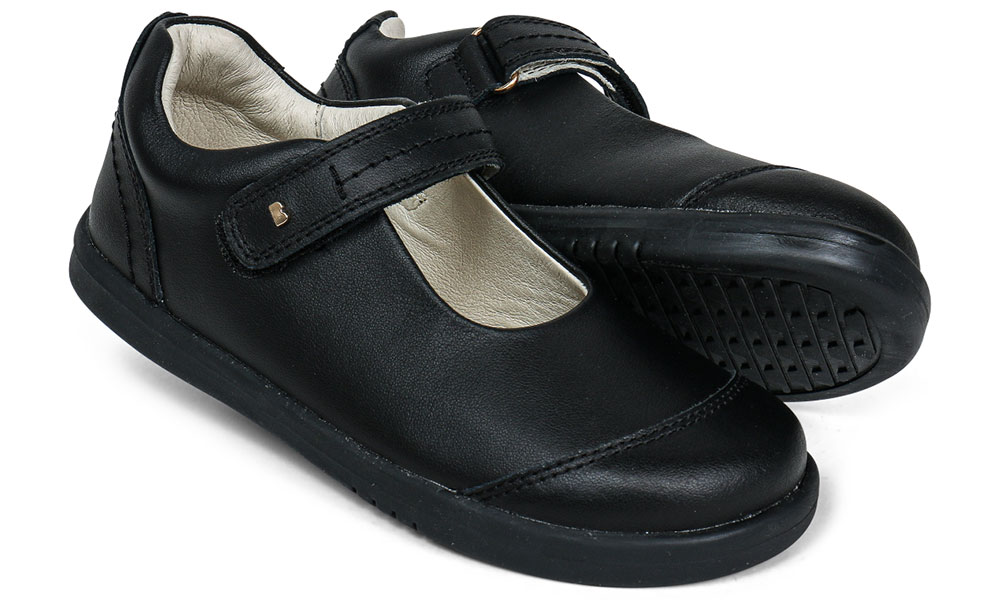 Black Bobux school shoes