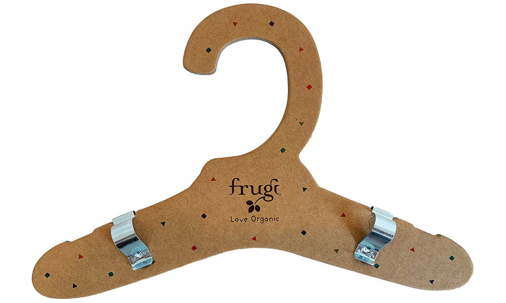 Frugi organic cardboard clothes hanger