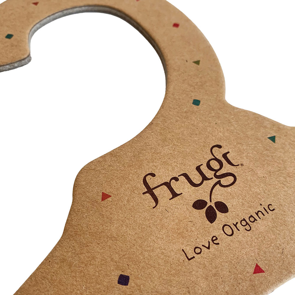 Frugi cardboard clothes hanger