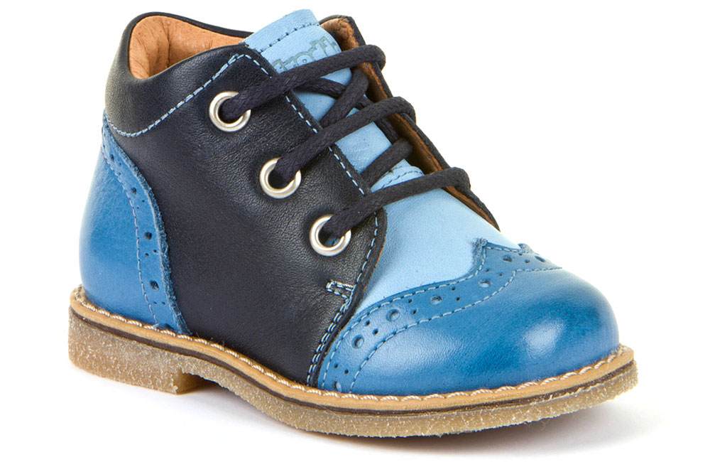 Froddo Boys Casual Shoes In Denims  Blue Leather with Bumper Toe Protection 