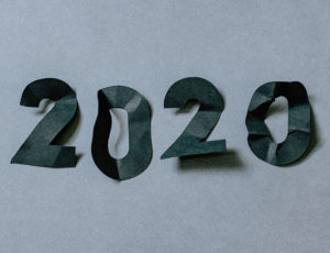 2020 grey cut out numbers