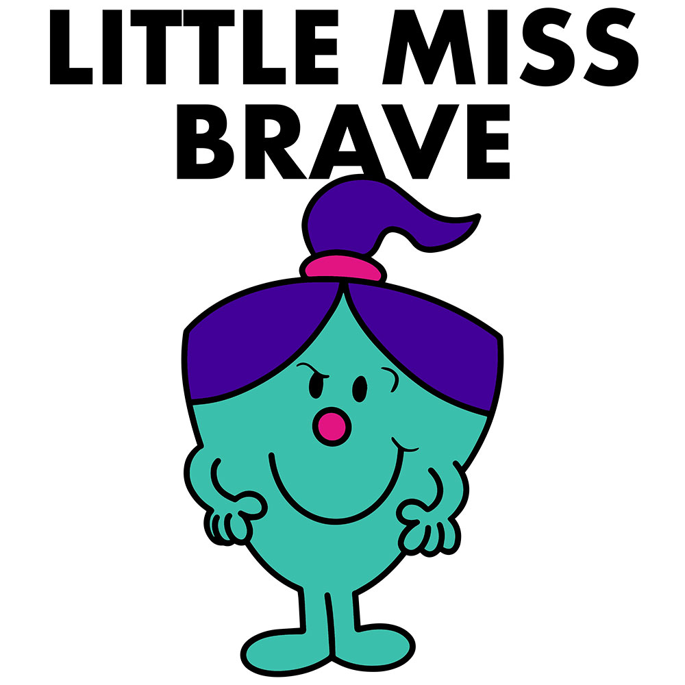 Little Miss Brave Character Illustration