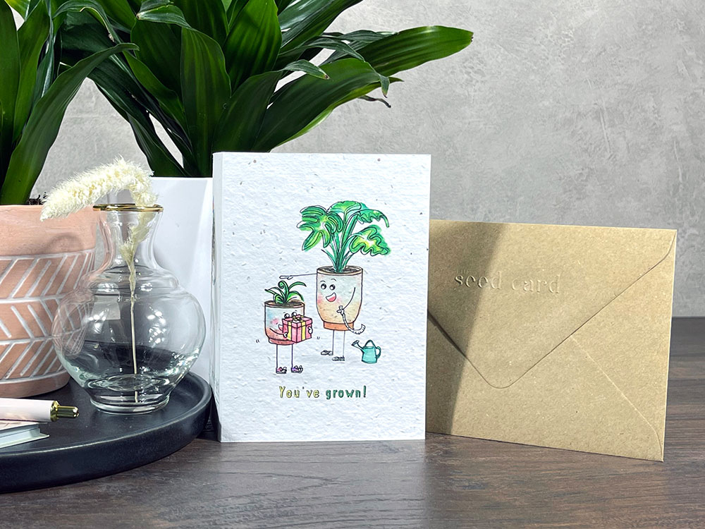 The Seed Card Company You've Grown Card