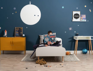 space theme collection from independent children’s bedding brand Pea