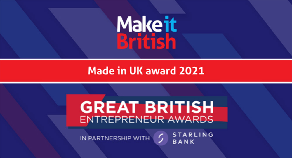 Made in UK award 2021 logo