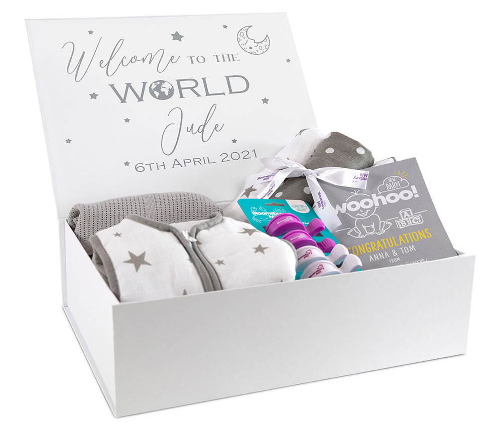   Welcome Baby Gift Box : Gift Cards