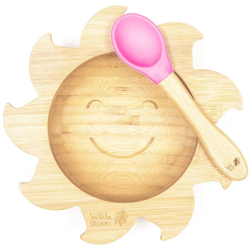 Zero Zen smiling face wooden bowl and spoon