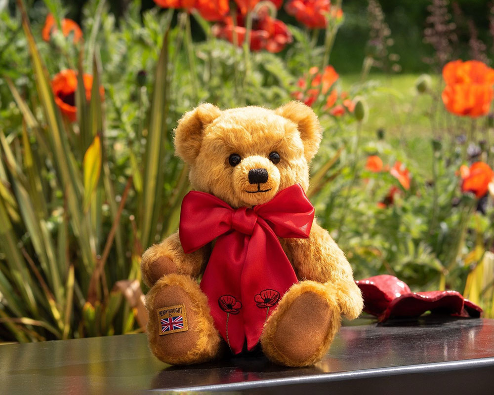 Merrythought's Royal British Legion Poppy Bear