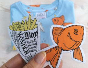 Boy Wonder Fish & Chips patches