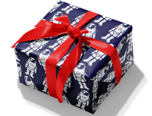 Storigraphic gift wrapping paper