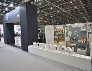 Exhibition stand at BLE trade show