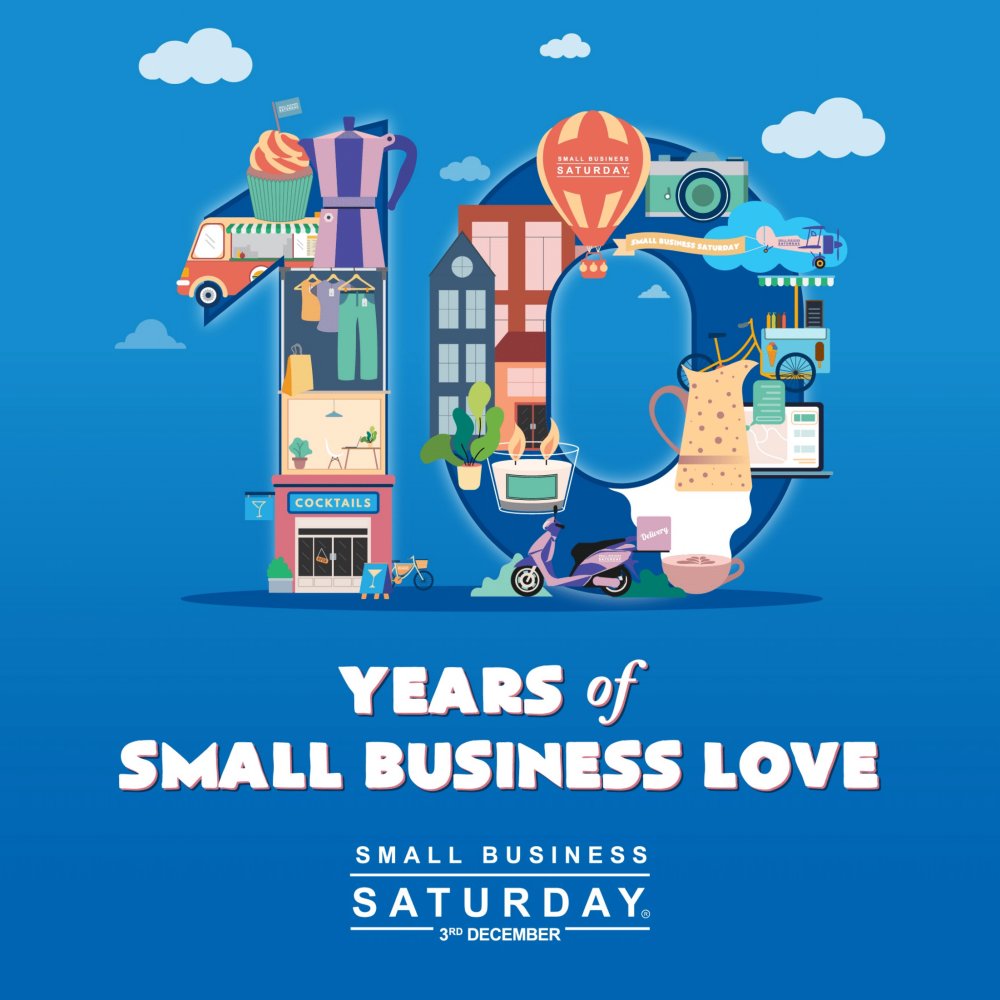 Small Business Saturday UK logo to celebrate 10th anniversary tour 