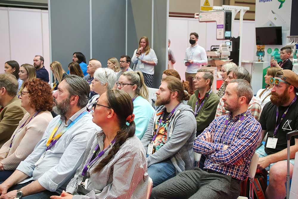 Audience sat listening to a session at Printwear & Promotion live