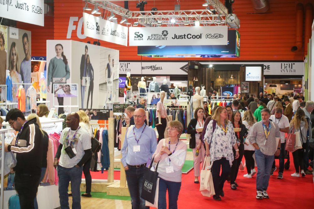 Visitors stood on a stand at the P&P Live! exhibition