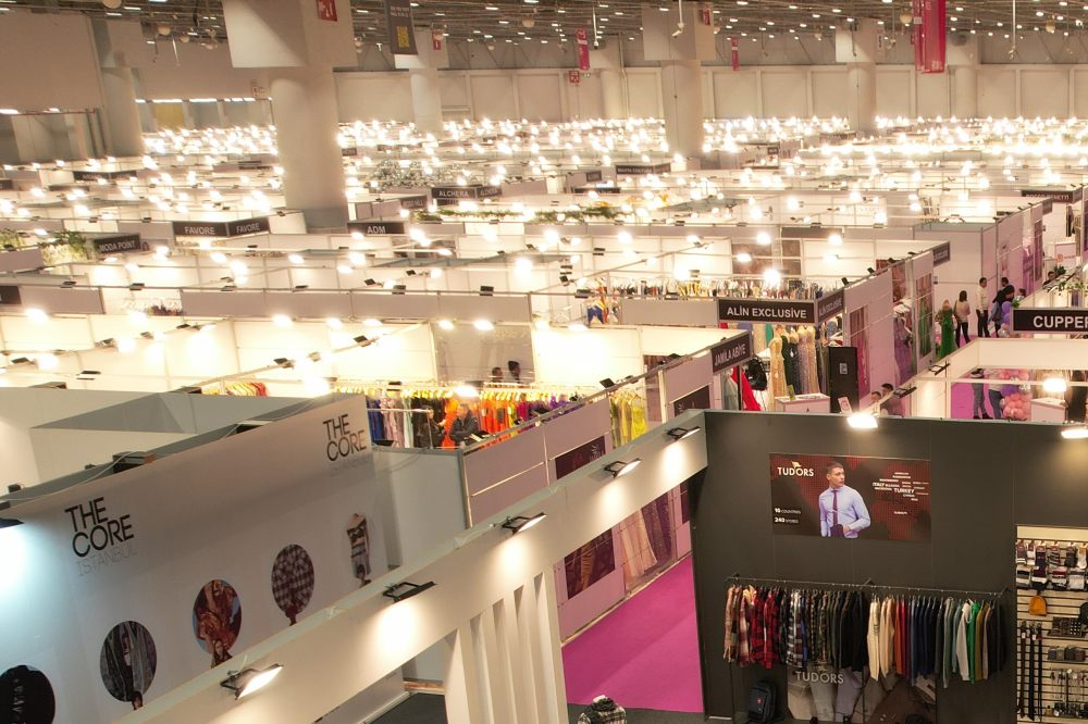 Image of stands at the IFCO trade show
