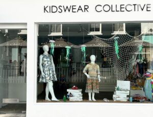 Store front of the Kidswear Collective pop-up shop