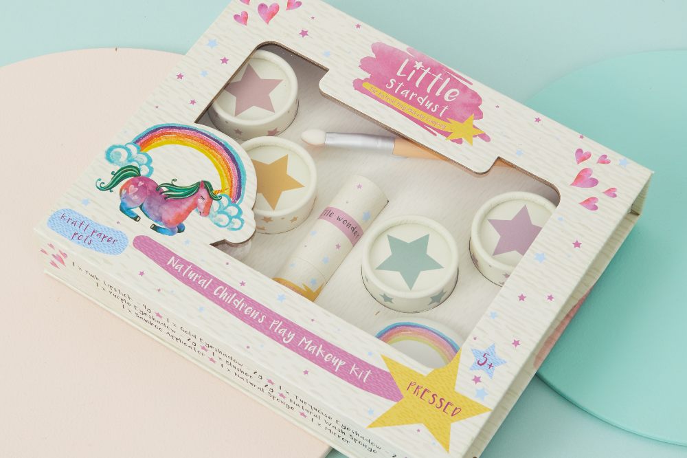 A box of children's play make-up