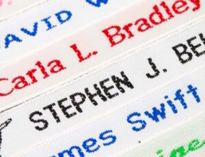 School uniform name labels by National Weaving