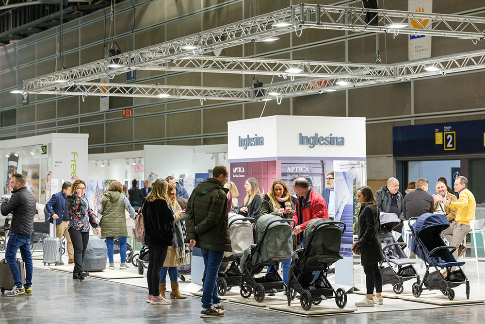 Exhibitions stands full of visitors at Babykid Spain + FIMI