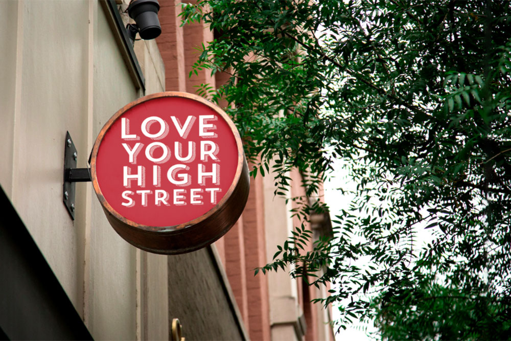 Love your high street sign on the side of a building
