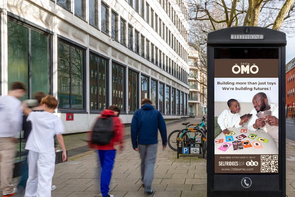 A Little Omo billboard in London
