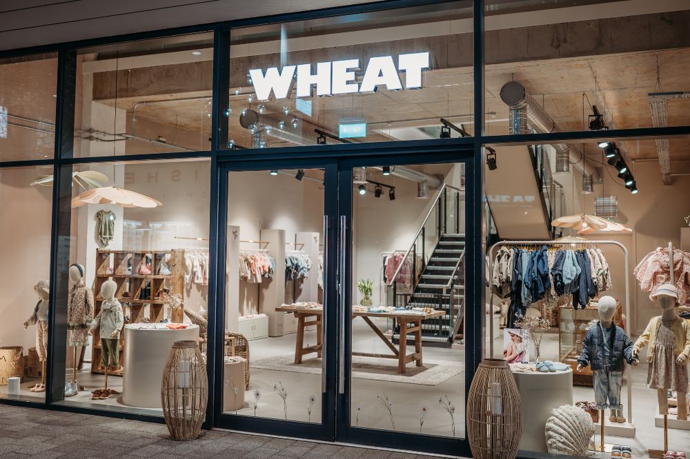 The store front of the Wheat store 