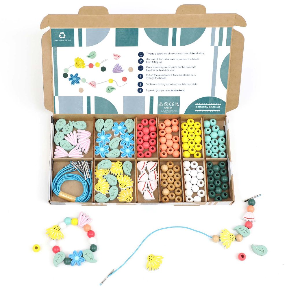 A children's bracelet making kit 