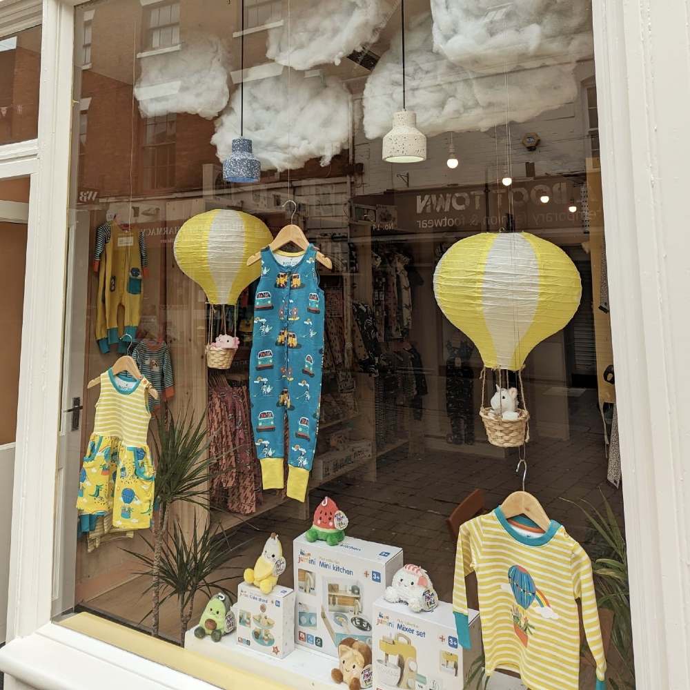 The store front of Little Dots children's shop 