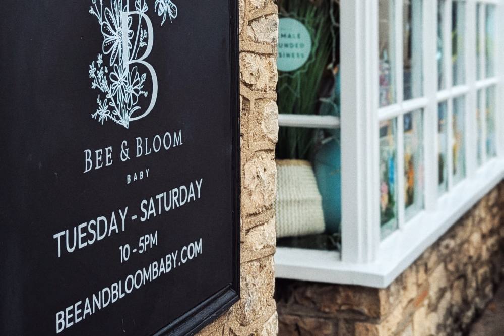 The store front of Bee & Bloom