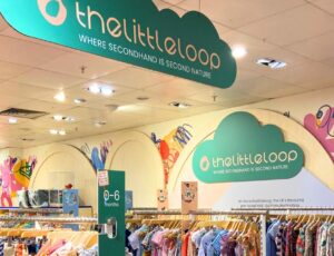 Thelittleloop childrenswear concession inside John Lewis Oxford Street