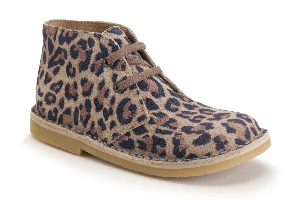 A child's leopard print boot from the Start-Rite Shoes a/w 24 collection 