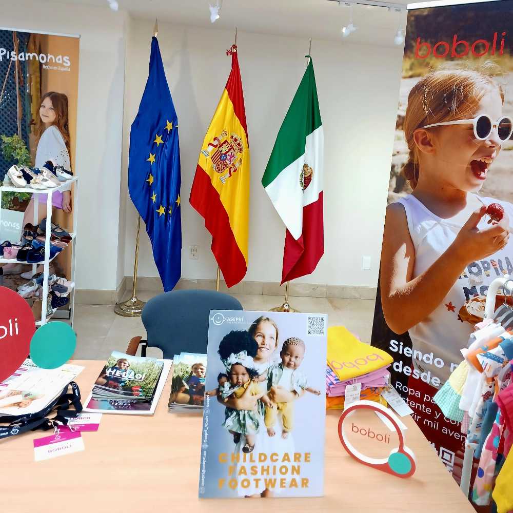 The ASPERI showroom of childrenswear brands in Mexico City