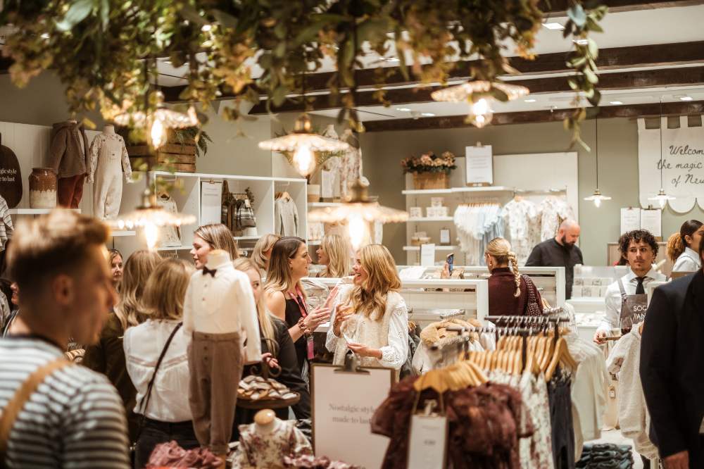 People inside the new Newbie store in Guildford for the opening party 