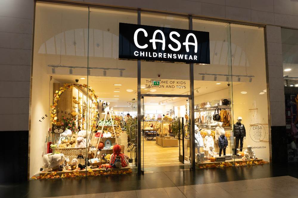 The store front of Casa Childrenswear